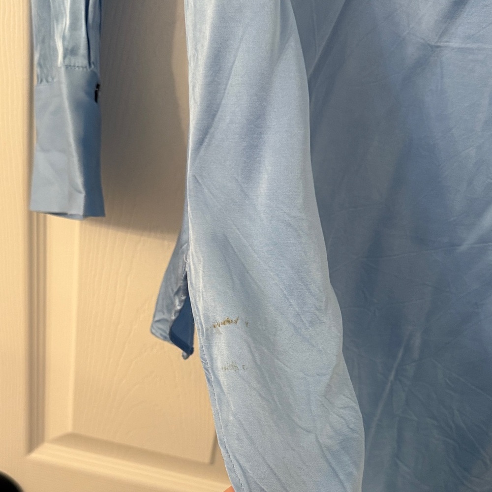Elegant Blue Women's Top - Picture 3 of 3